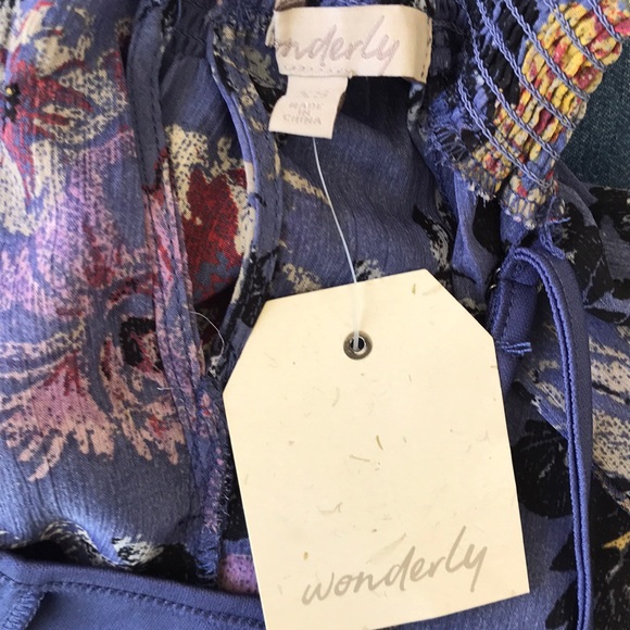 ✨NEVER WORN✨- Wonderly Floral Mini Dress - Picture 3 of 3